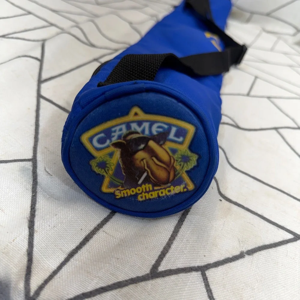Camel Joe Camel Tube Cooler OS Blue Vintage 90s Smooth Character 6-Pack Bag